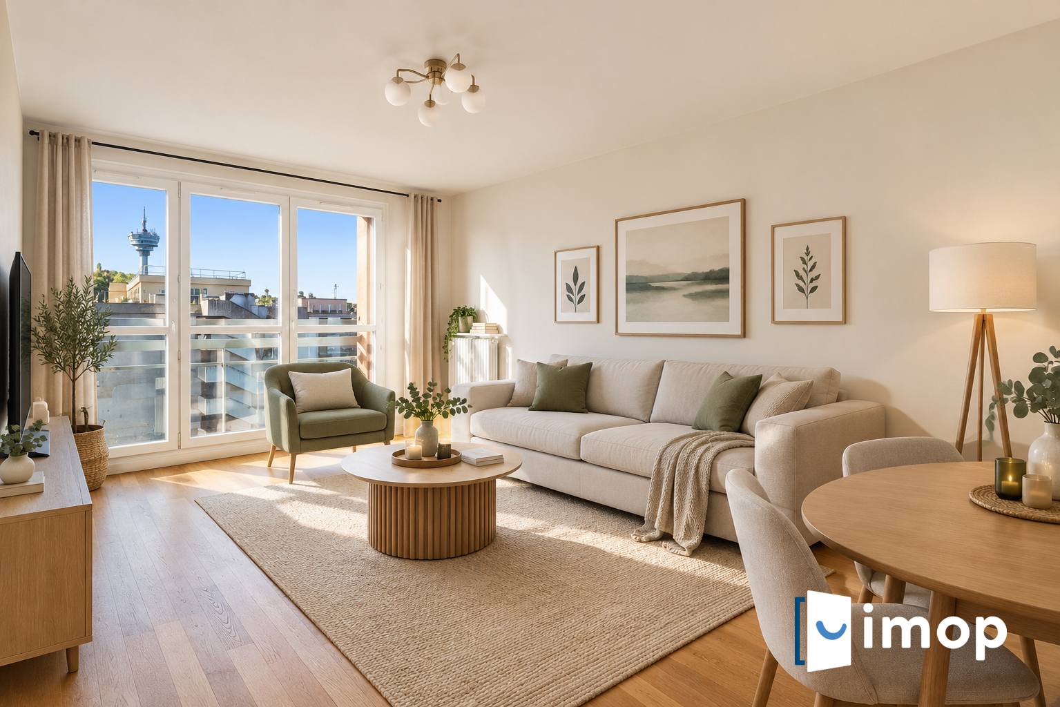 Appartement 4 pièces 71 m² · à Pantin · 70,5 m² · 297 000 €